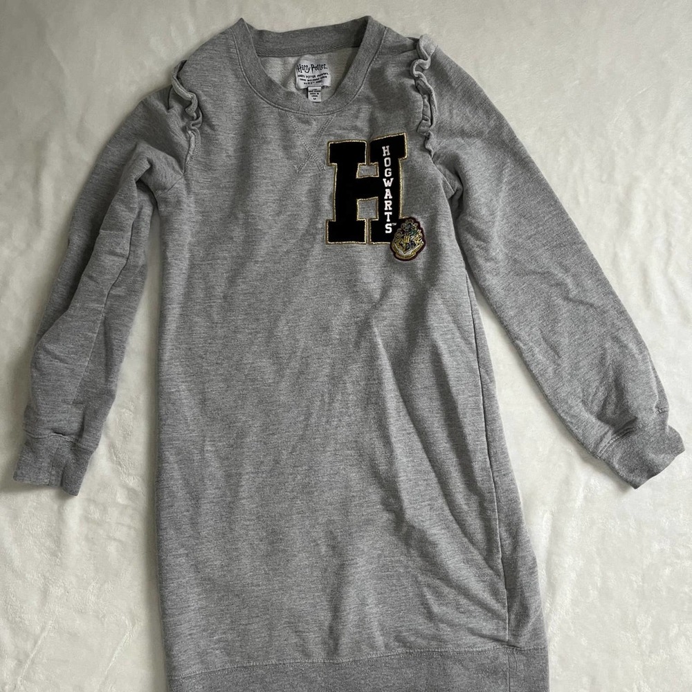Girls Harry Potter Sweatshirt Dress Size Medium